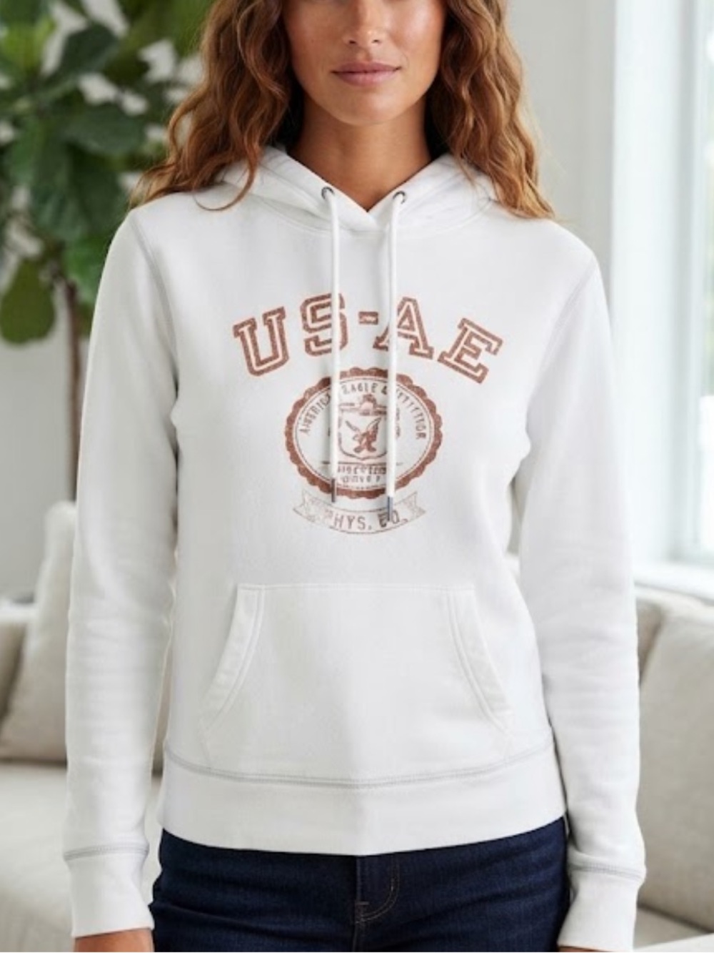 American Eagle US-AE Pullover Hoody Sweatshirt